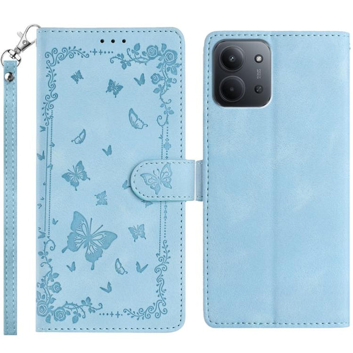 Funda de cuero para teléfono con estampado de mariposas de Jardín Secreto, For Redmi K90 Pro Max / Poco F8 Ultra, For Redmi K90 / Poco F8 Pro, For Redmi 15C 5G / 4G EU 173mm, For Redmi 15 5G Global/15 4G SEA 169.5, For Redmi 15 5G / 4G EU 171mm        ...