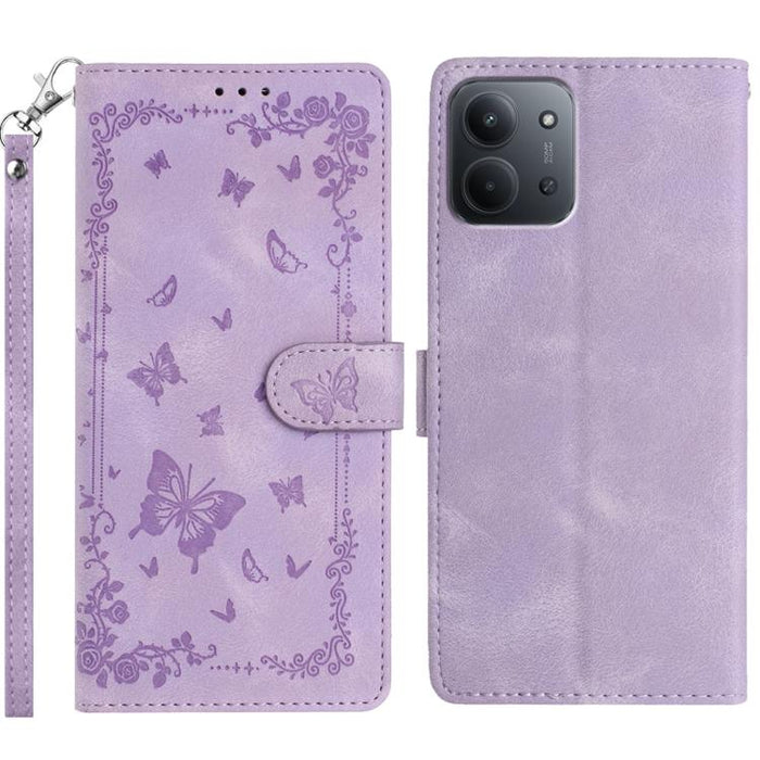 Funda de cuero para teléfono con estampado de mariposas de Jardín Secreto, For Redmi K90 Pro Max / Poco F8 Ultra, For Redmi K90 / Poco F8 Pro, For Redmi 15C 5G / 4G EU 173mm, For Redmi 15 5G Global/15 4G SEA 169.5, For Redmi 15 5G / 4G EU 171mm        ...