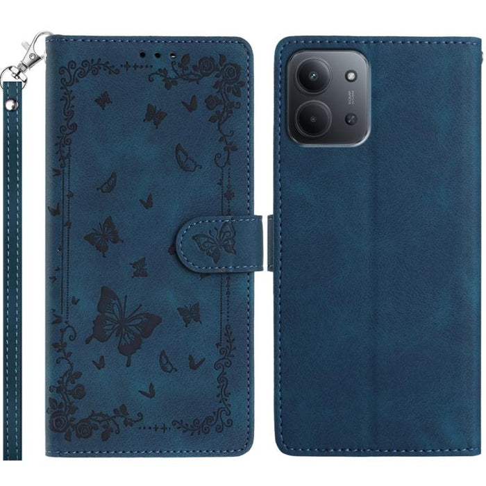 Funda de cuero para teléfono con estampado de mariposas de Jardín Secreto, For Redmi K90 Pro Max / Poco F8 Ultra, For Redmi K90 / Poco F8 Pro, For Redmi 15C 5G / 4G EU 173mm, For Redmi 15 5G Global/15 4G SEA 169.5, For Redmi 15 5G / 4G EU 171mm        ...