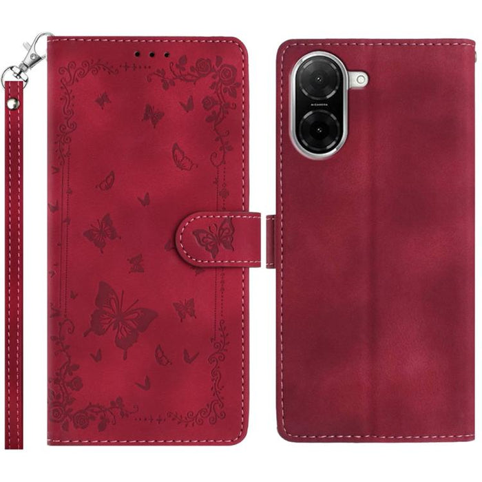 Funda de cuero para teléfono con estampado de mariposas de Jardín Secreto, For Redmi K90 Pro Max / Poco F8 Ultra, For Redmi K90 / Poco F8 Pro, For Redmi 15C 5G / 4G EU 173mm, For Redmi 15 5G Global/15 4G SEA 169.5, For Redmi 15 5G / 4G EU 171mm        ...