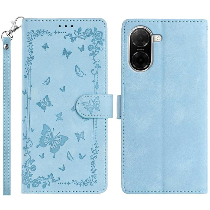 Funda de cuero para teléfono con estampado de mariposas de Jardín Secreto, For Redmi K90 Pro Max / Poco F8 Ultra, For Redmi K90 / Poco F8 Pro, For Redmi 15C 5G / 4G EU 173mm, For Redmi 15 5G Global/15 4G SEA 169.5, For Redmi 15 5G / 4G EU 171mm        ...