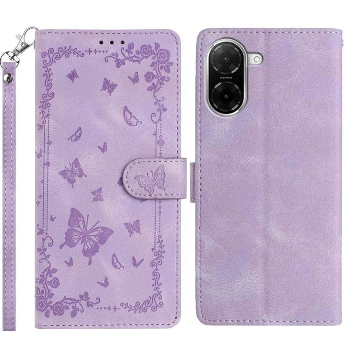 Funda de cuero para teléfono con estampado de mariposas de Jardín Secreto, For Redmi K90 Pro Max / Poco F8 Ultra, For Redmi K90 / Poco F8 Pro, For Redmi 15C 5G / 4G EU 173mm, For Redmi 15 5G Global/15 4G SEA 169.5, For Redmi 15 5G / 4G EU 171mm        ...