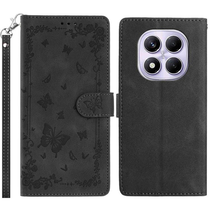 Funda de cuero para teléfono con estampado de mariposas de Jardín Secreto, For Redmi K90 Pro Max / Poco F8 Ultra, For Redmi K90 / Poco F8 Pro, For Redmi 15C 5G / 4G EU 173mm, For Redmi 15 5G Global/15 4G SEA 169.5, For Redmi 15 5G / 4G EU 171mm        ...