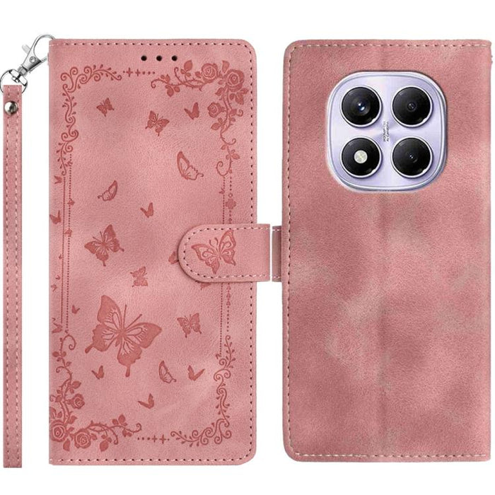 Funda de cuero para teléfono con estampado de mariposas de Jardín Secreto, For Redmi K90 Pro Max / Poco F8 Ultra, For Redmi K90 / Poco F8 Pro, For Redmi 15C 5G / 4G EU 173mm, For Redmi 15 5G Global/15 4G SEA 169.5, For Redmi 15 5G / 4G EU 171mm        ...