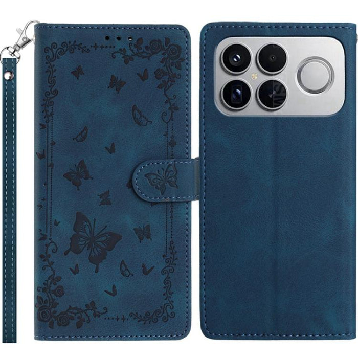 Funda de cuero para teléfono con estampado de mariposas de Jardín Secreto, For Redmi K90 Pro Max / Poco F8 Ultra, For Redmi K90 / Poco F8 Pro, For Redmi 15C 5G / 4G EU 173mm, For Redmi 15 5G Global/15 4G SEA 169.5, For Redmi 15 5G / 4G EU 171mm        ...