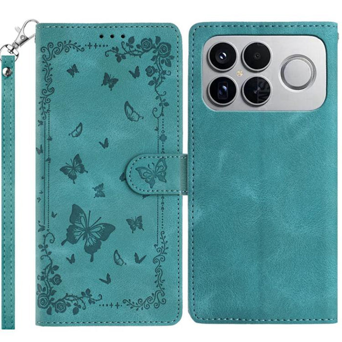 Funda de cuero para teléfono con estampado de mariposas de Jardín Secreto, For Redmi K90 Pro Max / Poco F8 Ultra, For Redmi K90 / Poco F8 Pro, For Redmi 15C 5G / 4G EU 173mm, For Redmi 15 5G Global/15 4G SEA 169.5, For Redmi 15 5G / 4G EU 171mm        ...