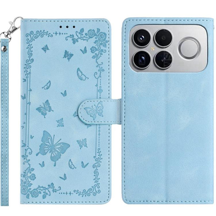 Funda de cuero para teléfono con estampado de mariposas de Jardín Secreto, For Redmi K90 Pro Max / Poco F8 Ultra, For Redmi K90 / Poco F8 Pro, For Redmi 15C 5G / 4G EU 173mm, For Redmi 15 5G Global/15 4G SEA 169.5, For Redmi 15 5G / 4G EU 171mm        ...