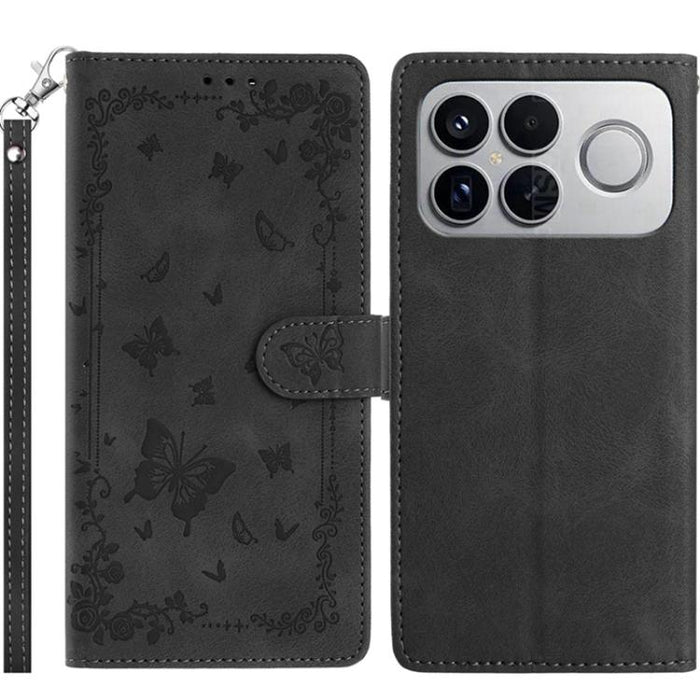 Funda de cuero para teléfono con estampado de mariposas de Jardín Secreto, For Redmi K90 Pro Max / Poco F8 Ultra, For Redmi K90 / Poco F8 Pro, For Redmi 15C 5G / 4G EU 173mm, For Redmi 15 5G Global/15 4G SEA 169.5, For Redmi 15 5G / 4G EU 171mm        ...