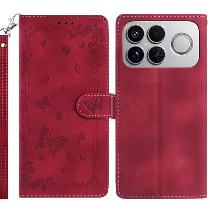 Funda de cuero para teléfono con estampado de mariposas de Jardín Secreto, For Redmi K90 Pro Max / Poco F8 Ultra, For Redmi K90 / Poco F8 Pro, For Redmi 15C 5G / 4G EU 173mm, For Redmi 15 5G Global/15 4G SEA 169.5, For Redmi 15 5G / 4G EU 171mm        ...