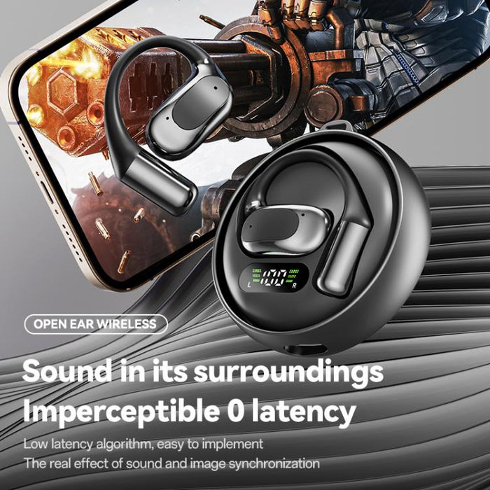 M114 Open Noise Reduction Ear-hook Bluetooth 5.4 Wireless Earphones, M114
