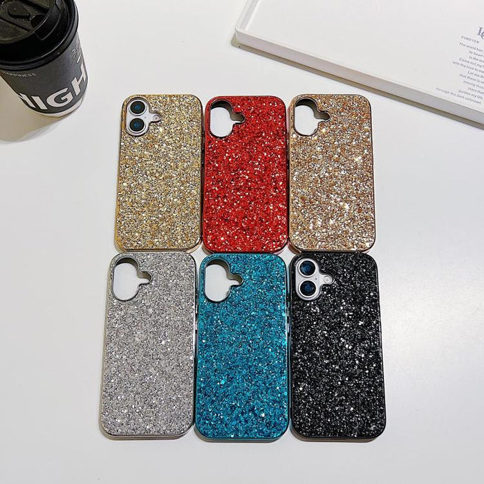 Glitter Powder Shockproof TPU Phone Case, For iPhone 17 Pro Max, For iPhone 17 Pro, For iPhone 17, For iPhone Air