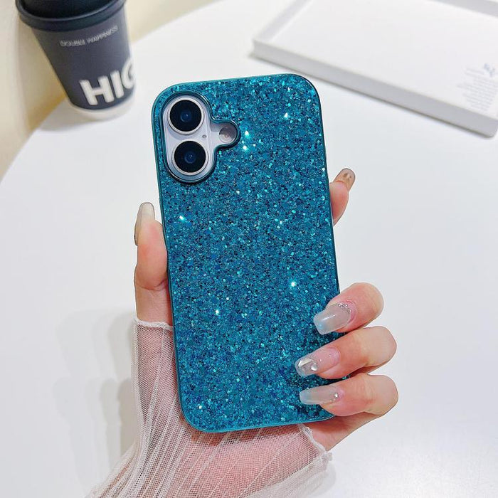 Glitter Powder Shockproof TPU Phone Case, For iPhone 17 Pro Max, For iPhone 17 Pro, For iPhone 17, For iPhone Air
