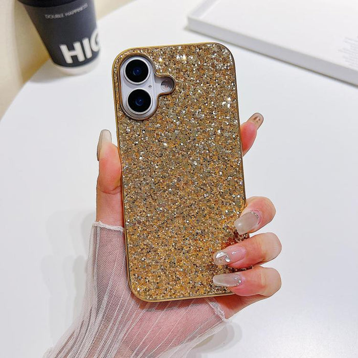 Glitter Powder Shockproof TPU Phone Case, For iPhone 17 Pro Max, For iPhone 17 Pro, For iPhone 17, For iPhone Air