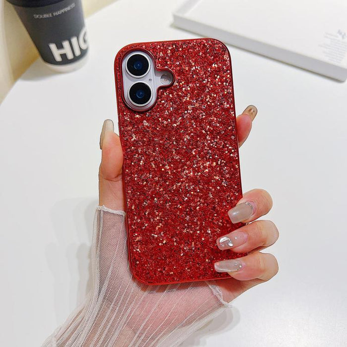 Glitter Powder Shockproof TPU Phone Case, For iPhone 17 Pro Max, For iPhone 17 Pro, For iPhone 17, For iPhone Air