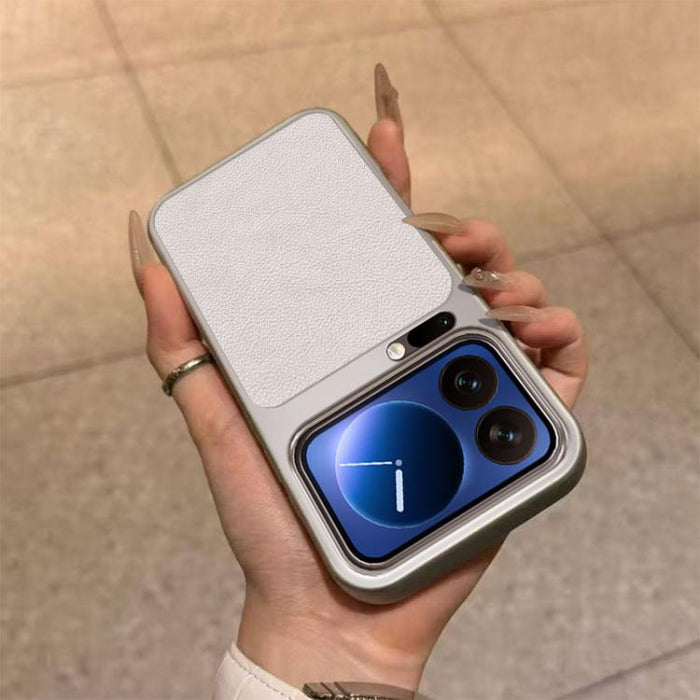 Funda para teléfono de TPU con revestimiento texturizado de cuero y ventana grande, For Xiaomi 17 Pro Max, For Xiaomi 17 Pro, For Xiaomi 17, For Xiaomi Poco M7 4G 169mm, For Xiaomi 15T Pro, For Xiaomi 15T, For Xiaomi Poco M7 Pro 5G, For Xiaomi 15 Pro  ...