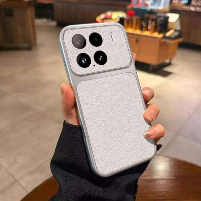 Funda para teléfono de TPU con revestimiento texturizado de cuero y ventana grande, For Xiaomi 17 Pro Max, For Xiaomi 17 Pro, For Xiaomi 17, For Xiaomi Poco M7 4G 169mm, For Xiaomi 15T Pro, For Xiaomi 15T, For Xiaomi Poco M7 Pro 5G, For Xiaomi 15 Pro  ...