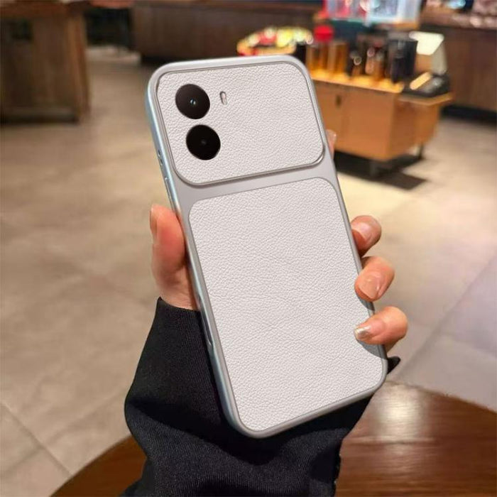 Funda para teléfono de TPU con revestimiento texturizado de cuero y ventana grande, For Xiaomi 17 Pro Max, For Xiaomi 17 Pro, For Xiaomi 17, For Xiaomi Poco M7 4G 169mm, For Xiaomi 15T Pro, For Xiaomi 15T, For Xiaomi Poco M7 Pro 5G, For Xiaomi 15 Pro  ...