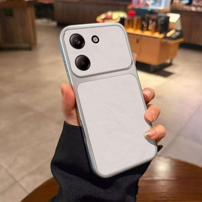 Funda para teléfono de TPU con revestimiento texturizado de cuero y ventana grande, For Xiaomi 17 Pro Max, For Xiaomi 17 Pro, For Xiaomi 17, For Xiaomi Poco M7 4G 169mm, For Xiaomi 15T Pro, For Xiaomi 15T, For Xiaomi Poco M7 Pro 5G, For Xiaomi 15 Pro  ...