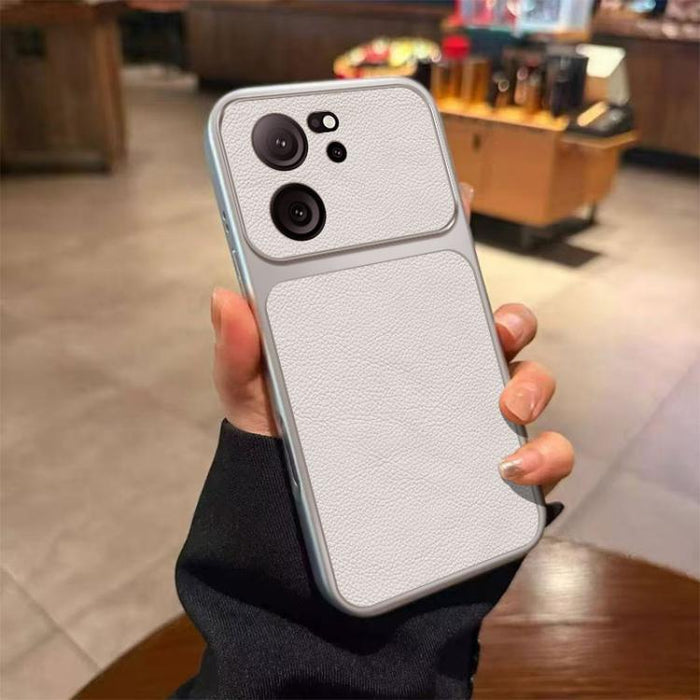 Funda para teléfono de TPU con revestimiento texturizado de cuero y ventana grande, For Xiaomi 17 Pro Max, For Xiaomi 17 Pro, For Xiaomi 17, For Xiaomi Poco M7 4G 169mm, For Xiaomi 15T Pro, For Xiaomi 15T, For Xiaomi Poco M7 Pro 5G, For Xiaomi 15 Pro  ...