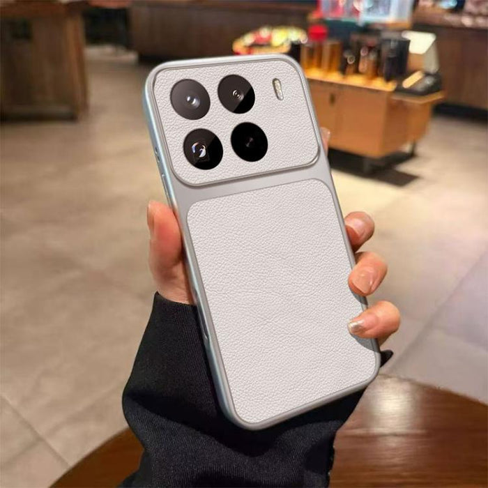 Funda para teléfono de TPU con revestimiento texturizado de cuero y ventana grande, For Xiaomi 17 Pro Max, For Xiaomi 17 Pro, For Xiaomi 17, For Xiaomi Poco M7 4G 169mm, For Xiaomi 15T Pro, For Xiaomi 15T, For Xiaomi Poco M7 Pro 5G, For Xiaomi 15 Pro  ...