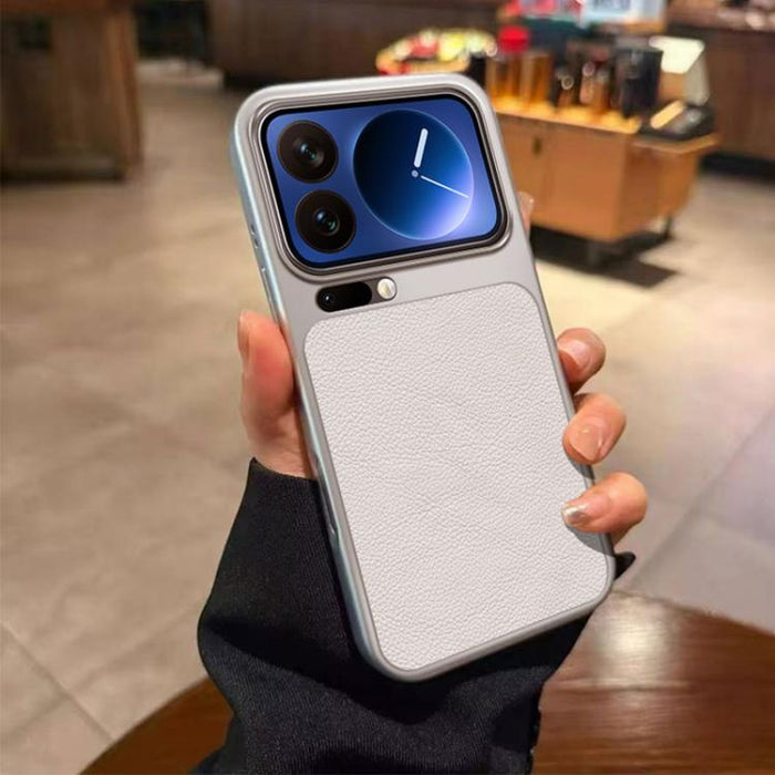 Funda para teléfono de TPU con revestimiento texturizado de cuero y ventana grande, For Xiaomi 17 Pro Max, For Xiaomi 17 Pro, For Xiaomi 17, For Xiaomi Poco M7 4G 169mm, For Xiaomi 15T Pro, For Xiaomi 15T, For Xiaomi Poco M7 Pro 5G, For Xiaomi 15 Pro  ...