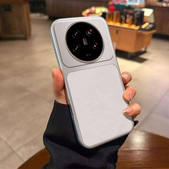 Funda para teléfono de TPU con revestimiento texturizado de cuero y ventana grande, For Xiaomi 17 Pro Max, For Xiaomi 17 Pro, For Xiaomi 17, For Xiaomi Poco M7 4G 169mm, For Xiaomi 15T Pro, For Xiaomi 15T, For Xiaomi Poco M7 Pro 5G, For Xiaomi 15 Pro  ...