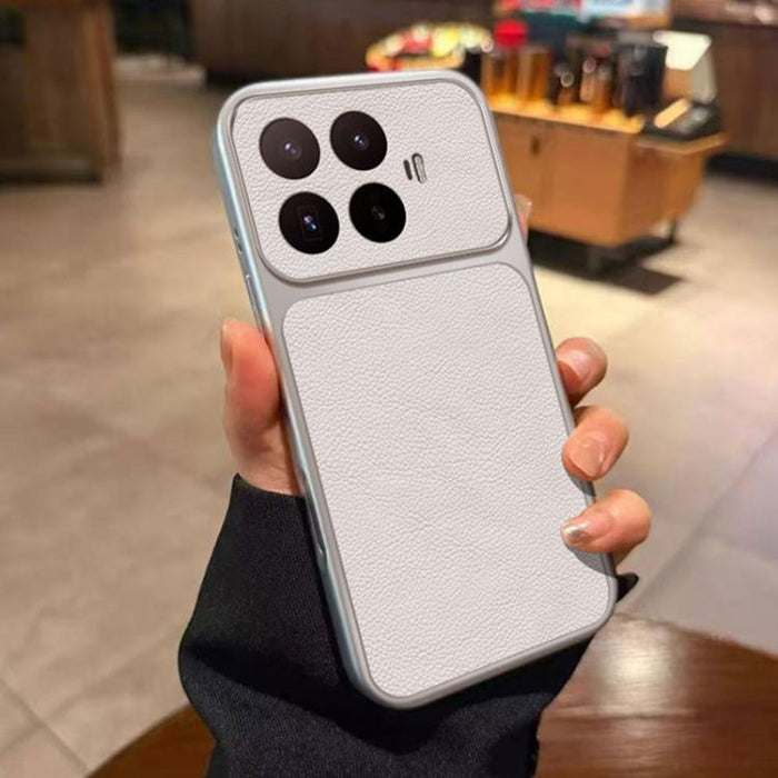 Funda para teléfono de TPU con revestimiento texturizado de cuero y ventana grande, For Xiaomi 17 Pro Max, For Xiaomi 17 Pro, For Xiaomi 17, For Xiaomi Poco M7 4G 169mm, For Xiaomi 15T Pro, For Xiaomi 15T, For Xiaomi Poco M7 Pro 5G, For Xiaomi 15 Pro  ...