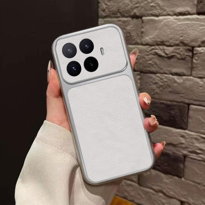 Funda para teléfono de TPU con revestimiento texturizado de cuero y ventana grande, For Xiaomi 17 Pro Max, For Xiaomi 17 Pro, For Xiaomi 17, For Xiaomi Poco M7 4G 169mm, For Xiaomi 15T Pro, For Xiaomi 15T, For Xiaomi Poco M7 Pro 5G, For Xiaomi 15 Pro  ...