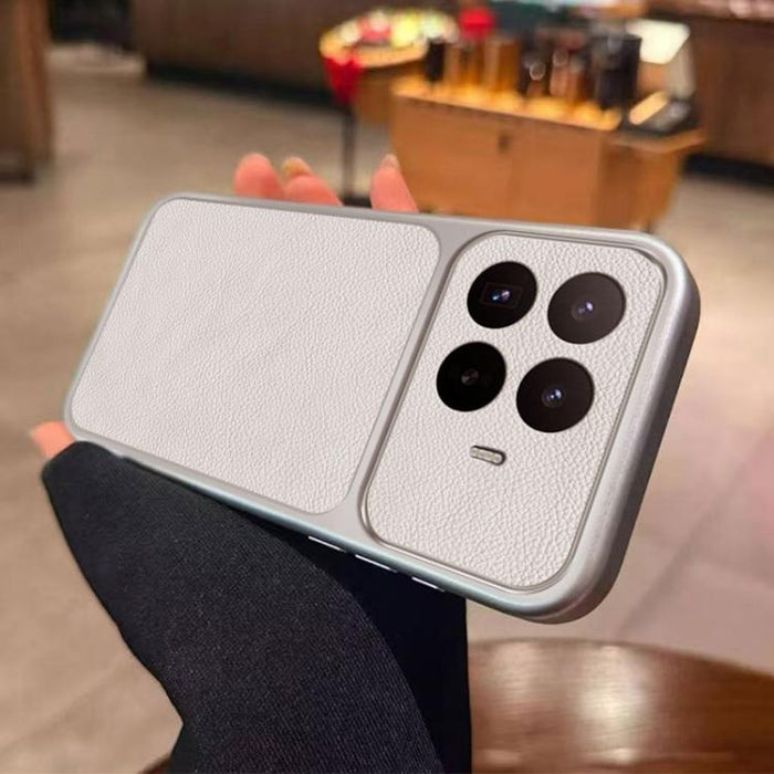Funda para teléfono de TPU con revestimiento texturizado de cuero y ventana grande, For Xiaomi 17 Pro Max, For Xiaomi 17 Pro, For Xiaomi 17, For Xiaomi Poco M7 4G 169mm, For Xiaomi 15T Pro, For Xiaomi 15T, For Xiaomi Poco M7 Pro 5G, For Xiaomi 15 Pro  ...