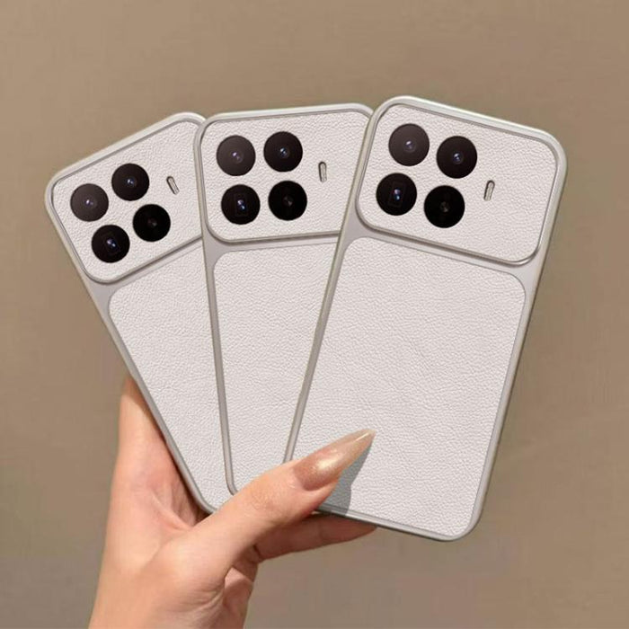 Funda para teléfono de TPU con revestimiento texturizado de cuero y ventana grande, For Xiaomi 17 Pro Max, For Xiaomi 17 Pro, For Xiaomi 17, For Xiaomi Poco M7 4G 169mm, For Xiaomi 15T Pro, For Xiaomi 15T, For Xiaomi Poco M7 Pro 5G, For Xiaomi 15 Pro  ...