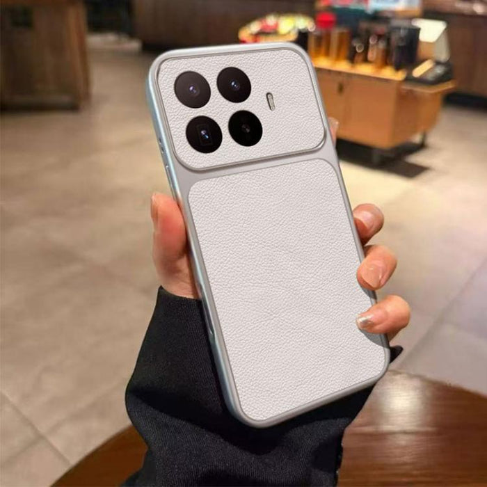 Funda para teléfono de TPU con revestimiento texturizado de cuero y ventana grande, For Xiaomi 17 Pro Max, For Xiaomi 17 Pro, For Xiaomi 17, For Xiaomi Poco M7 4G 169mm, For Xiaomi 15T Pro, For Xiaomi 15T, For Xiaomi Poco M7 Pro 5G, For Xiaomi 15 Pro  ...