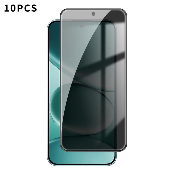 10 láminas de vidrio templado Kalebol de alta calidad, impresas en aluminio, con borde negro y cobertura total para privacidad., For Redmi A7 Pro 171mm / Poco C85x 5G, For Redmi R70m 5G, For Redmi R70 5G, For Redmi Turbo 5 Pro Max / Poco X8 Pro Max    ...