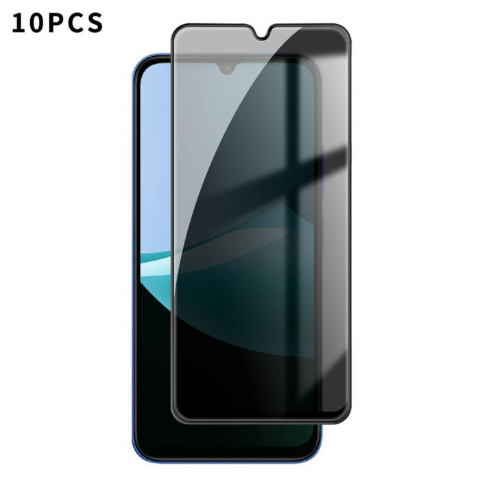 10 láminas de vidrio templado Kalebol de alta calidad, impresas en aluminio, con borde negro y cobertura total para privacidad., For Redmi A7 Pro 171mm / Poco C85x 5G, For Redmi R70m 5G, For Redmi R70 5G, For Redmi Turbo 5 Pro Max / Poco X8 Pro Max    ...