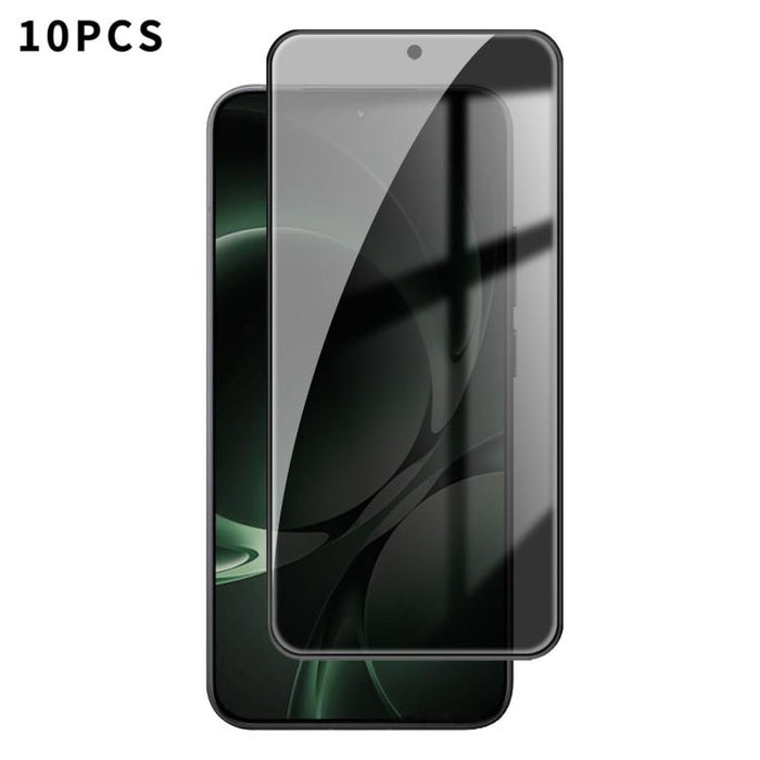 10 láminas de vidrio templado Kalebol de alta calidad, impresas en aluminio, con borde negro y cobertura total para privacidad., For Redmi A7 Pro 171mm / Poco C85x 5G, For Redmi R70m 5G, For Redmi R70 5G, For Redmi Turbo 5 Pro Max / Poco X8 Pro Max    ...
