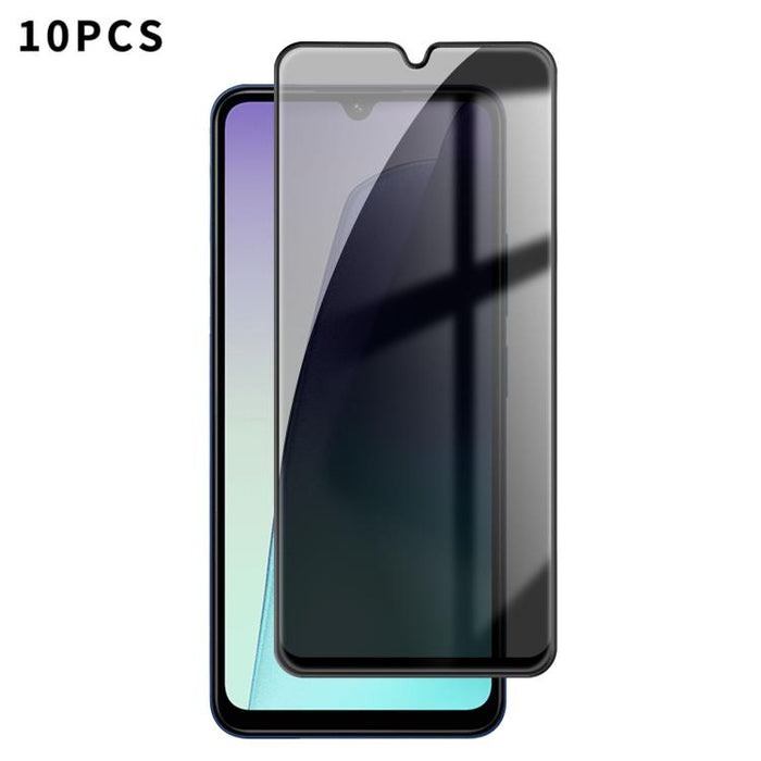 10 láminas de vidrio templado Kalebol de alta calidad, impresas en aluminio, con borde negro y cobertura total para privacidad., For Redmi A7 Pro 171mm / Poco C85x 5G, For Redmi R70m 5G, For Redmi R70 5G, For Redmi Turbo 5 Pro Max / Poco X8 Pro Max    ...