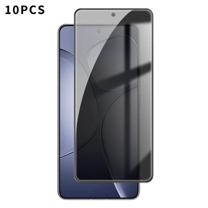 10 láminas de vidrio templado Kalebol de alta calidad, impresas en aluminio, con borde negro y cobertura total para privacidad., For Redmi A7 Pro 171mm / Poco C85x 5G, For Redmi R70m 5G, For Redmi R70 5G, For Redmi Turbo 5 Pro Max / Poco X8 Pro Max    ...