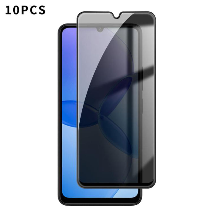 10 láminas de vidrio templado Kalebol de alta calidad, impresas en aluminio, con borde negro y cobertura total para privacidad., For Redmi A7 Pro 171mm / Poco C85x 5G, For Redmi R70m 5G, For Redmi R70 5G, For Redmi Turbo 5 Pro Max / Poco X8 Pro Max    ...
