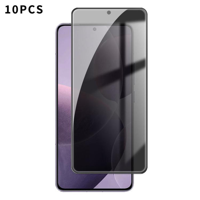 10 láminas de vidrio templado Kalebol de alta calidad, impresas en aluminio, con borde negro y cobertura total para privacidad., For Redmi A7 Pro 171mm / Poco C85x 5G, For Redmi R70m 5G, For Redmi R70 5G, For Redmi Turbo 5 Pro Max / Poco X8 Pro Max    ...