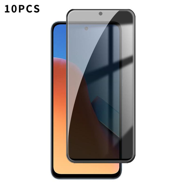 10 láminas de vidrio templado Kalebol de alta calidad, impresas en aluminio, con borde negro y cobertura total para privacidad., For Redmi A7 Pro 171mm / Poco C85x 5G, For Redmi R70m 5G, For Redmi R70 5G, For Redmi Turbo 5 Pro Max / Poco X8 Pro Max    ...