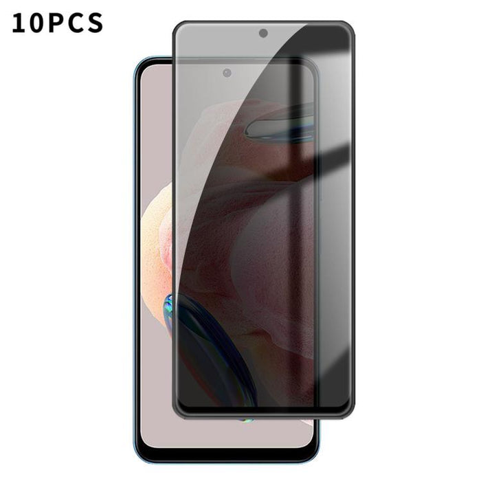 10 láminas de vidrio templado Kalebol de alta calidad, impresas en aluminio, con borde negro y cobertura total para privacidad., For Redmi A7 Pro 171mm / Poco C85x 5G, For Redmi R70m 5G, For Redmi R70 5G, For Redmi Turbo 5 Pro Max / Poco X8 Pro Max    ...