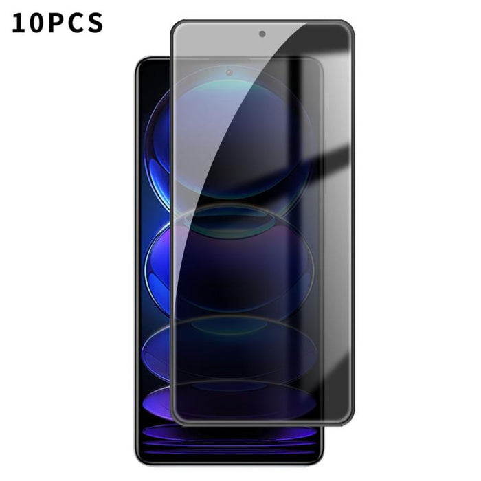 10 láminas de vidrio templado Kalebol de alta calidad, impresas en aluminio, con borde negro y cobertura total para privacidad., For Redmi A7 Pro 171mm / Poco C85x 5G, For Redmi R70m 5G, For Redmi R70 5G, For Redmi Turbo 5 Pro Max / Poco X8 Pro Max    ...