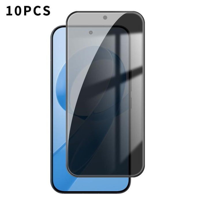 10 láminas de vidrio templado Kalebol de alta calidad, impresas en aluminio, con borde negro y cobertura total para privacidad., For Redmi A7 Pro 171mm / Poco C85x 5G, For Redmi R70m 5G, For Redmi R70 5G, For Redmi Turbo 5 Pro Max / Poco X8 Pro Max    ...
