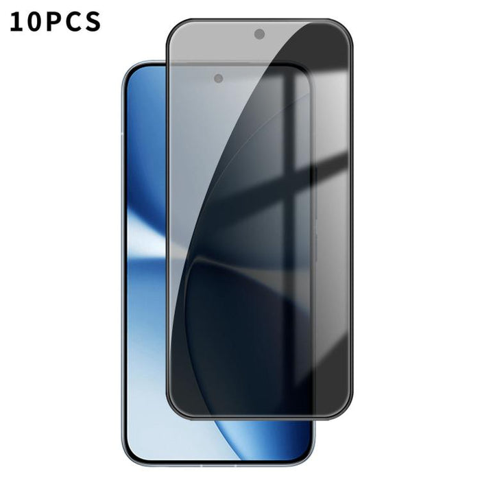 10 láminas de vidrio templado Kalebol de alta calidad, impresas en aluminio, con borde negro y cobertura total para privacidad., For Redmi A7 Pro 171mm / Poco C85x 5G, For Redmi R70m 5G, For Redmi R70 5G, For Redmi Turbo 5 Pro Max / Poco X8 Pro Max    ...