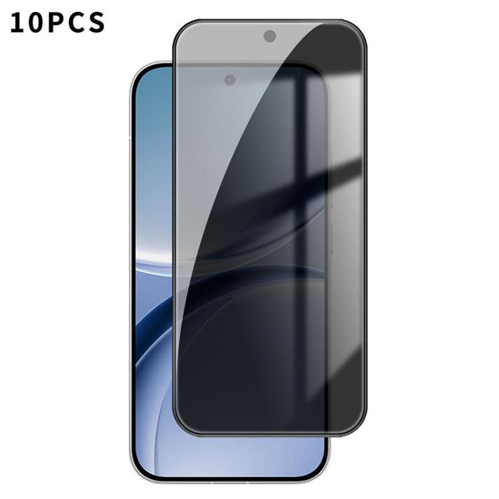 10 láminas de vidrio templado Kalebol de alta calidad, impresas en aluminio, con borde negro y cobertura total para privacidad., For Redmi A7 Pro 171mm / Poco C85x 5G, For Redmi R70m 5G, For Redmi R70 5G, For Redmi Turbo 5 Pro Max / Poco X8 Pro Max    ...