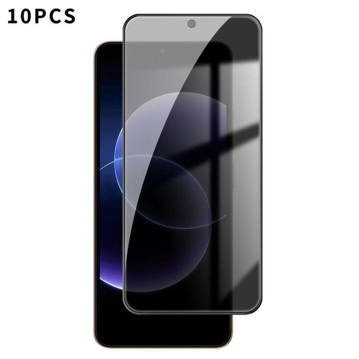 10 láminas de vidrio templado Kalebol de alta calidad, impresas en aluminio, con borde negro y cobertura total para privacidad., For Redmi A7 Pro 171mm / Poco C85x 5G, For Redmi R70m 5G, For Redmi R70 5G, For Redmi Turbo 5 Pro Max / Poco X8 Pro Max    ...