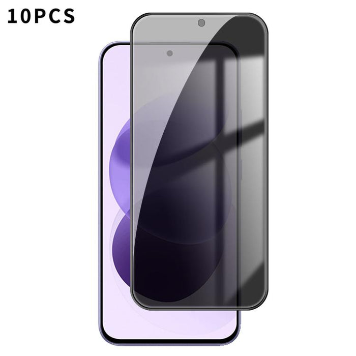 10 láminas de vidrio templado Kalebol de alta calidad, impresas en aluminio, con borde negro y cobertura total para privacidad., For Redmi A7 Pro 171mm / Poco C85x 5G, For Redmi R70m 5G, For Redmi R70 5G, For Redmi Turbo 5 Pro Max / Poco X8 Pro Max    ...
