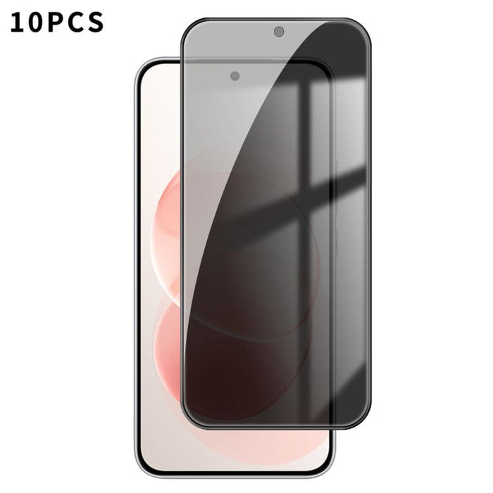 10 láminas de vidrio templado Kalebol de alta calidad, impresas en aluminio, con borde negro y cobertura total para privacidad., For Redmi A7 Pro 171mm / Poco C85x 5G, For Redmi R70m 5G, For Redmi R70 5G, For Redmi Turbo 5 Pro Max / Poco X8 Pro Max    ...