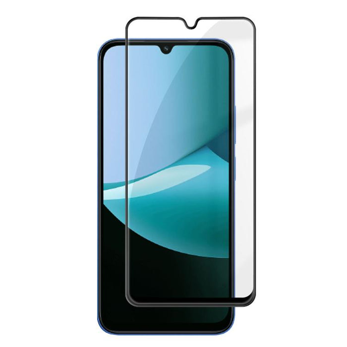 Protector de pantalla de vidrio templado HD Kalebol de alta calidad, con acabado serigrafiado en aluminio, cobertura total, antihuellas y borde negro., For Redmi A7 Pro 171mm / Poco C85x 5G, For Redmi R70m 5G, For Redmi R70 5G                          ...