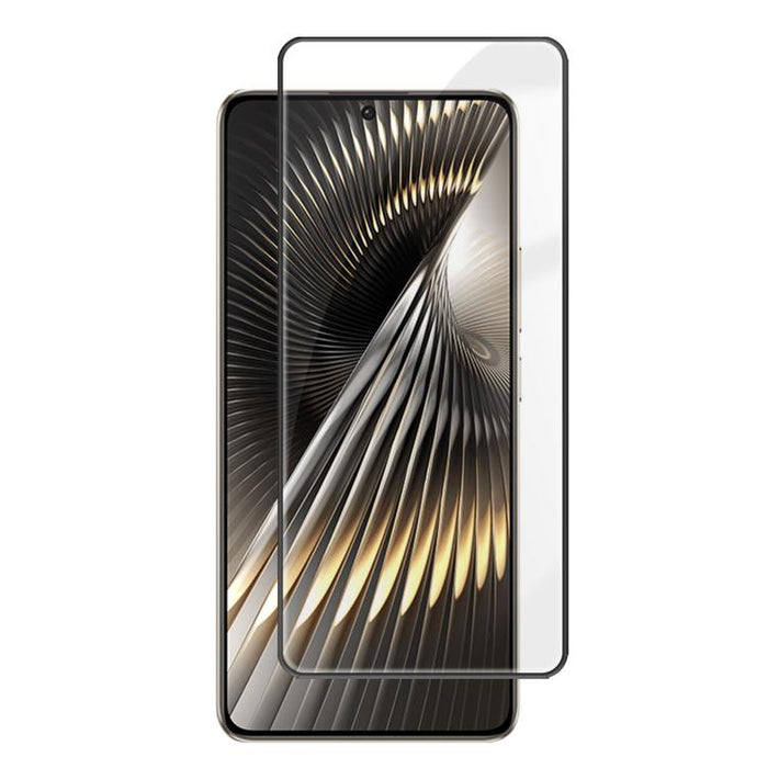 Protector de pantalla de vidrio templado HD Kalebol de alta calidad, con acabado serigrafiado en aluminio, cobertura total, antihuellas y borde negro., For Redmi A7 Pro 171mm / Poco C85x 5G, For Redmi R70m 5G, For Redmi R70 5G                          ...