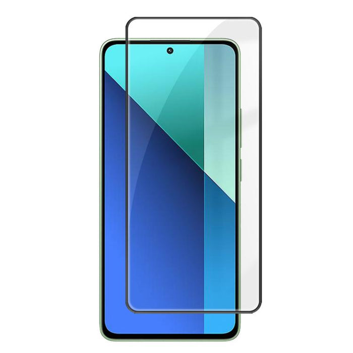 Protector de pantalla de vidrio templado HD Kalebol de alta calidad, con acabado serigrafiado en aluminio, cobertura total, antihuellas y borde negro., For Redmi A7 Pro 171mm / Poco C85x 5G, For Redmi R70m 5G, For Redmi R70 5G                          ...